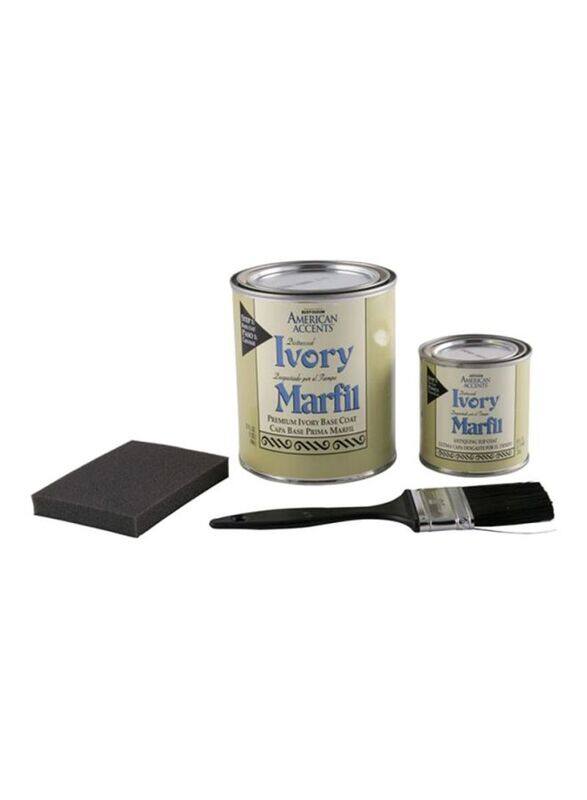 

Rust-Oleum American Accents Distressed Finishes Kit Distressed, ACE662971, 4 Piece, Distressed Ivory/black