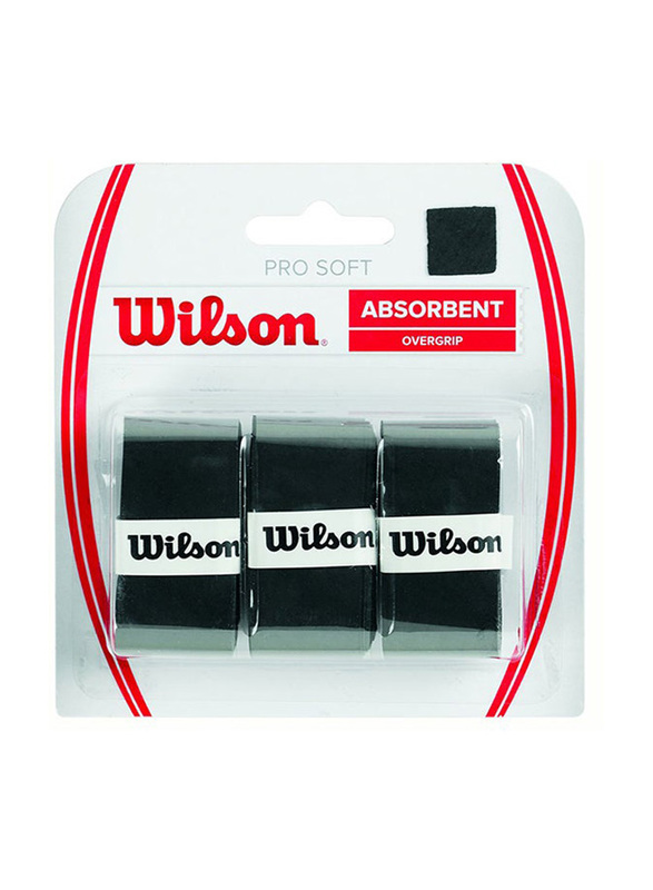 

Wilson 3-Piece Pro Soft Grip Regular, Black