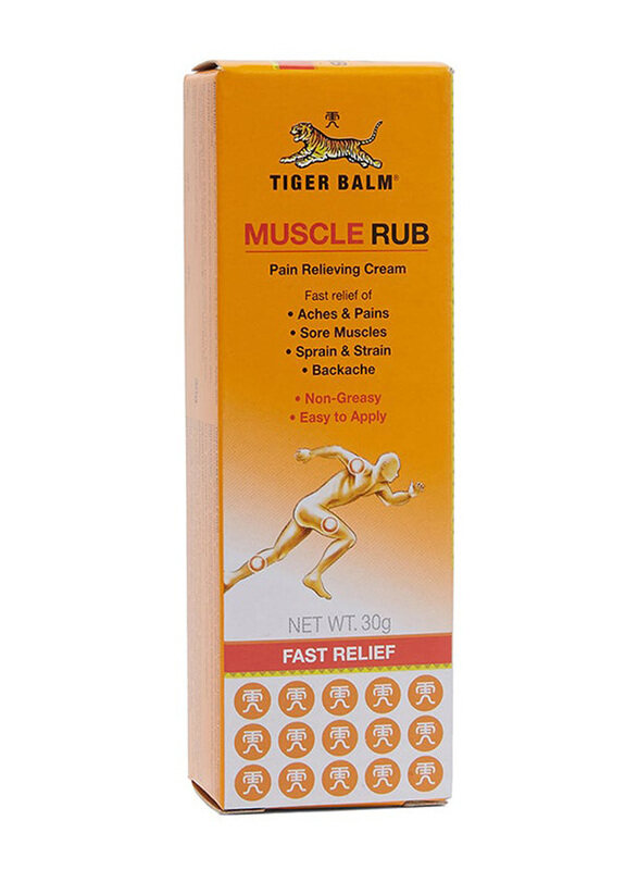 

Tiger Balm Muscle Rub Pain Relieving Cream, 30gm