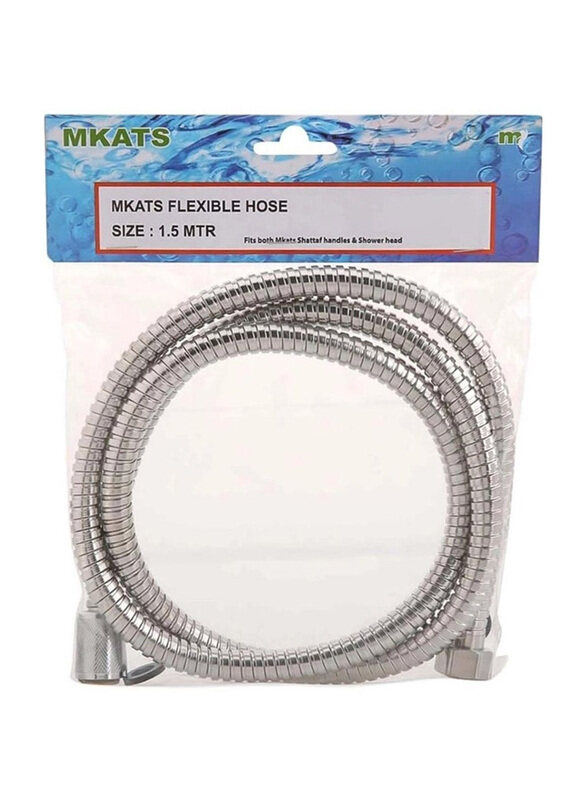 

Mkats 1.5-Meter Standard Stainless Steel Hose, Chrome