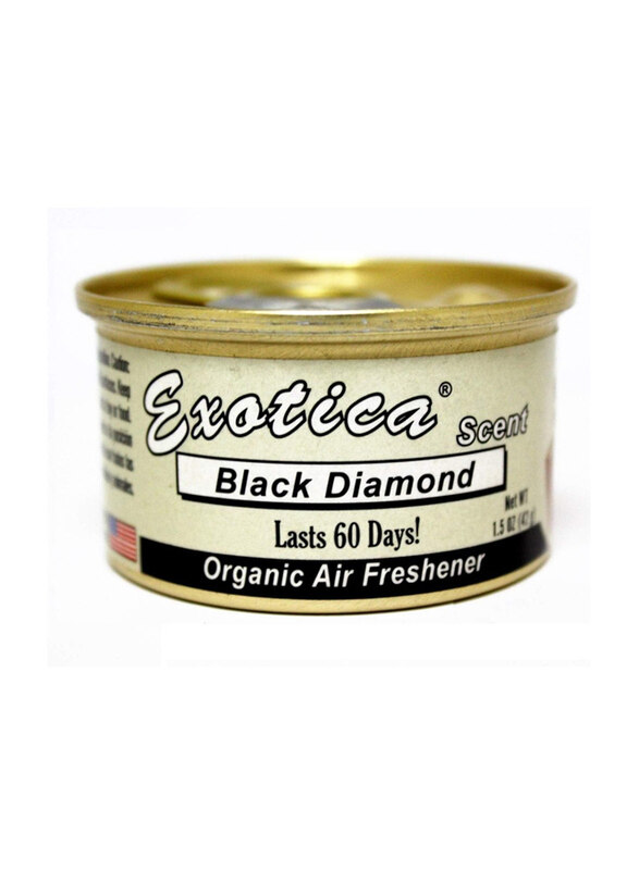 

Exotica 42g Black Diamond Organic Air Freshener, Beige