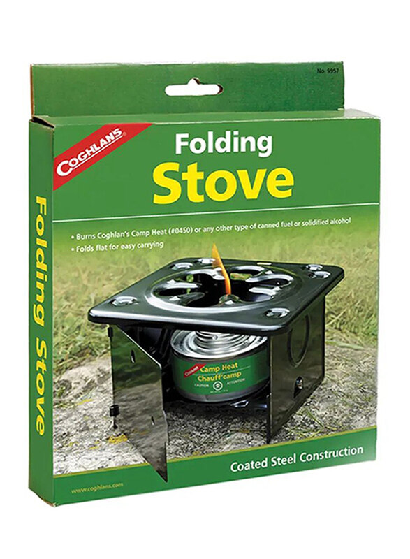 

Coghlans Folding Camp Stove, 16.5cm, Black