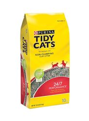 Purina Tidy Cats Non-Clumping Clay Cat Litter, Brown/Blue, 4.54 Kg