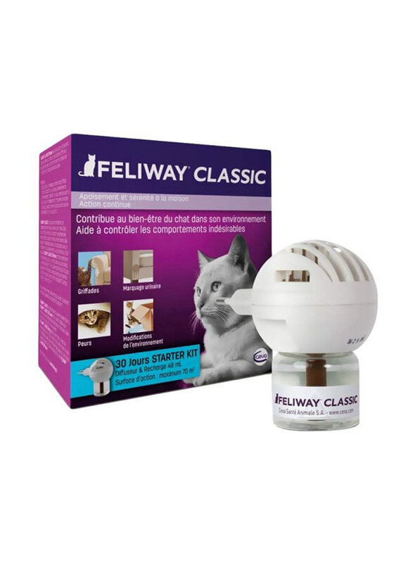 

Ceva Feliway Classic Diffuser, 48ml, White/Clear
