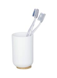 Wenko Pose Toothbrush Tumbler, 11x7cm, White