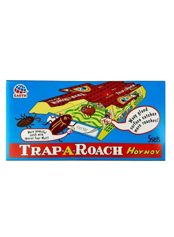 Hoy-Hoy Trap-A-Roach Cockroach Insect, 5 Piece, Multicolour
