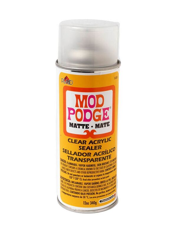 Mod Podge Acrylic Aerosol Sealer Matte, 340g, Clear