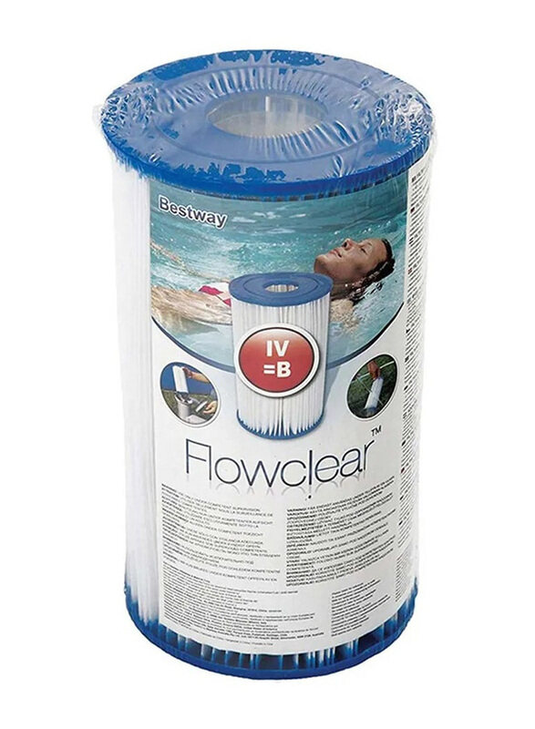 

Bestway Flowclear IV Filter Cartridge, Blue
