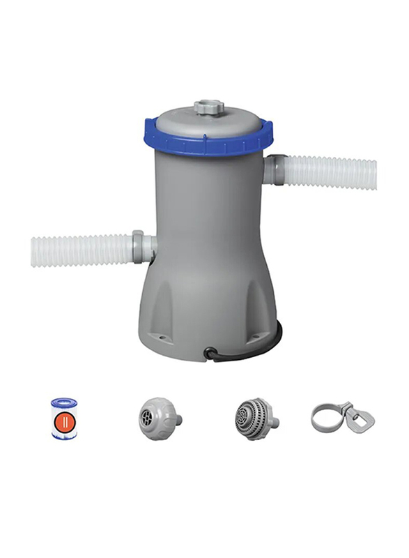 Bestway Flowclear Filter Pump, 800gallon, 58386, Grey/Blue