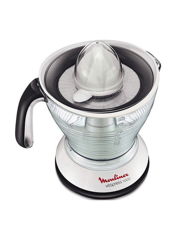 

Moulinex 1 Ltr Vita Press Citrus Juicer, 25W, PC302B27, White