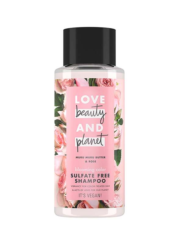 Love Beauty and Planet Murumuru Butter and Rose Shampoo for All Hair Types, 400ml