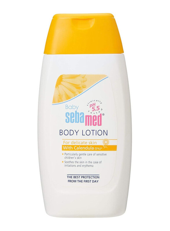 

Sebamed 200ml Baby Body Lotion With Calendula, White/Yellow