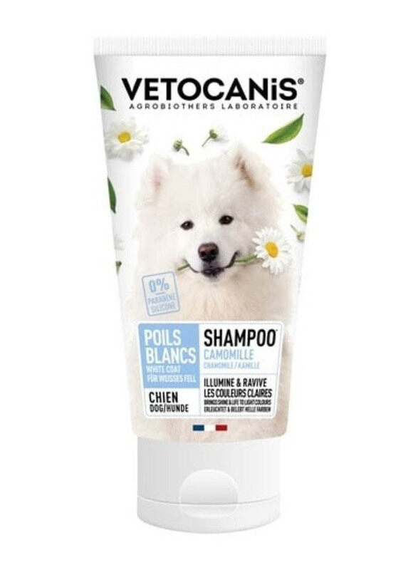 

Vetocanis Light Coloured Hair Pet Shampoo with Chamomile White, 300ml