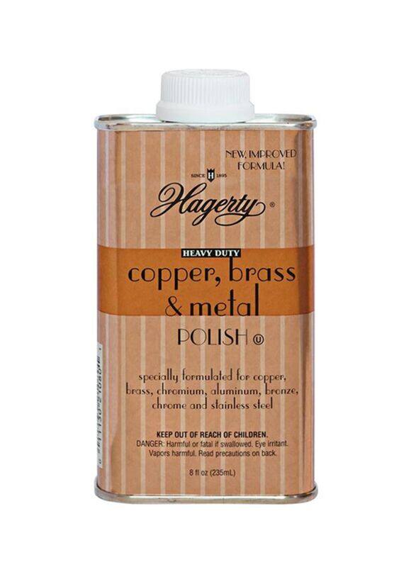 

Hagerty Heavy Duty Copper Brass Polish, 235ml, Brown