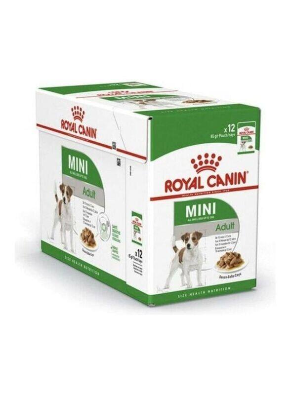 

Royal Canin Mini Adult Wet Food for Dogs, 12 x 85g