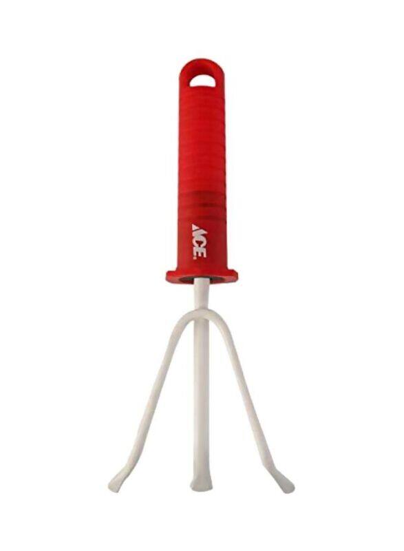 

Ace 22cm Cultivator with Plastic Handle, Red/White