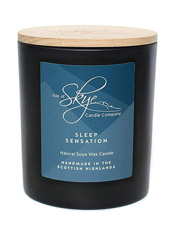 

Isle of Skye Candle Company Sleep Sensation Natural Soya Wax Candle Tumbler, Black/Blue