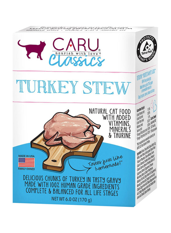 

Caru Classic Stews Turkey Stew Cats Wet Food, 170g