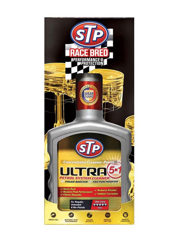 

STP 400ml Ultra 5in1 Petrol Fuel System Cleaner Ultra, Clear