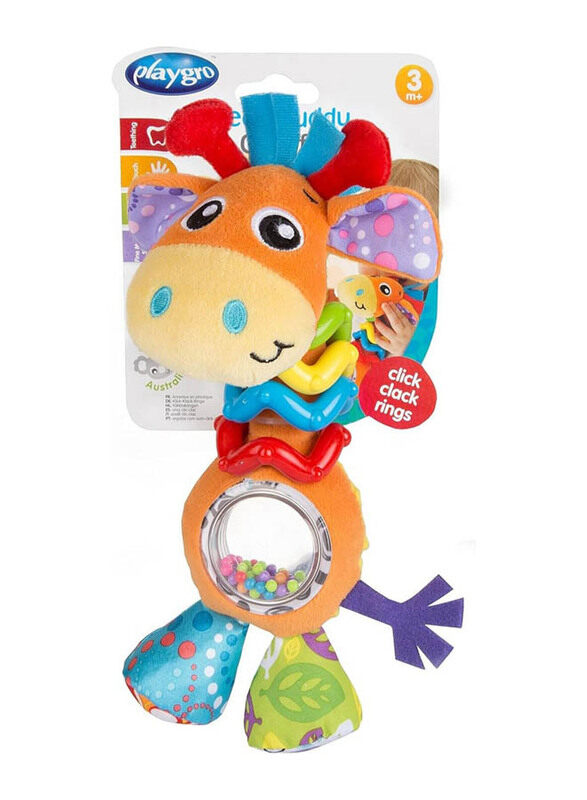 

Playgro 1-Piece Bead Buddies Giraffe For Baby Infant Toddler Children