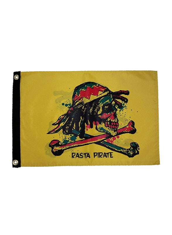 

Aor Rasta Pirate Flag, Yellow/Red