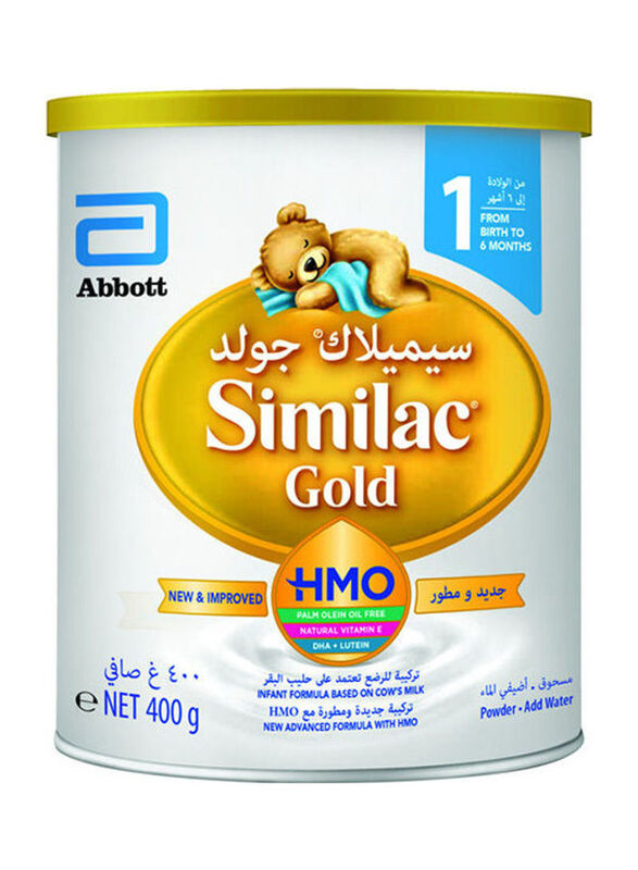 Similac Baby Formula Stage 1 Gold Baby Milk Formula, 400g