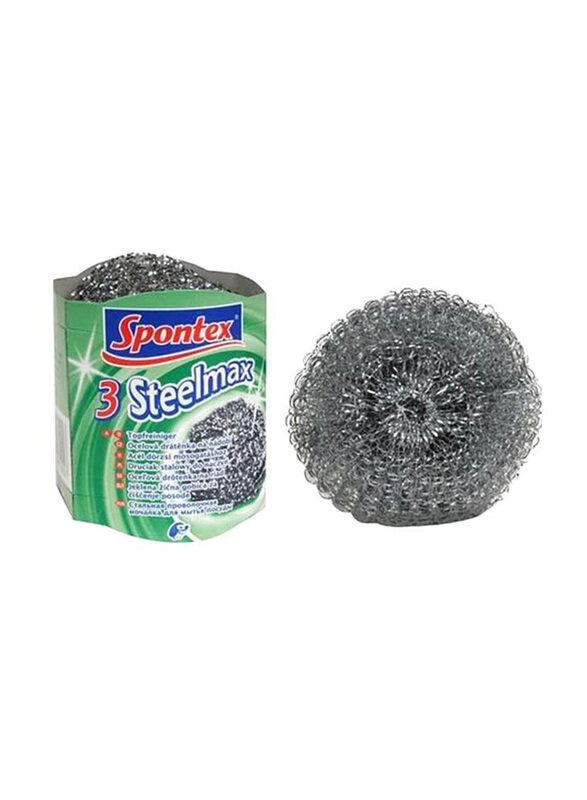 

Spontex Steelmax Dishwasher, Silver, 3 Pieces