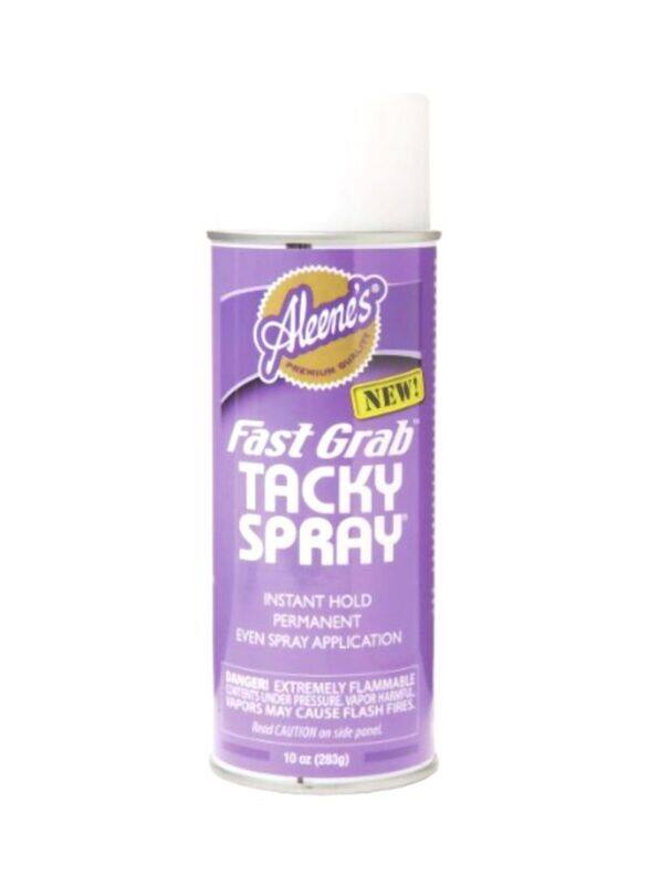 

Aleene's Fast Grab Instant Hold Tacky Spray Adhesive, 283gm, Purple/White