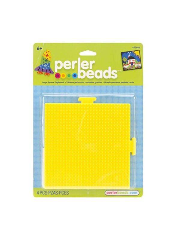 

Perler Beads Square Pegboards, 2-Piece, Yellow