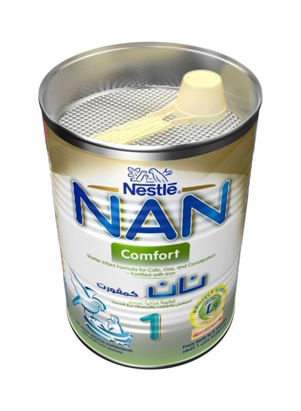Nestle Nan Comfort Stage 1 Premium Starter Infant Formula Powder, 400g