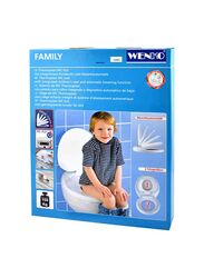 Wenko Toilet Seat For Adult And Child, White