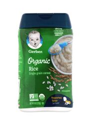 Gerber Organic Rice Single Grain Baby Cereal, 227g