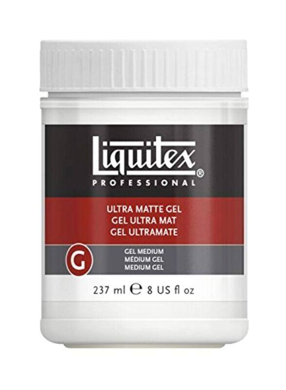 Liquitex Professional Medium Ultra Matte Gel, 237ml, White