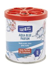 Smell & Drive 80gm Aqua Blue Auto Perfume Air Freshener, Red/White
