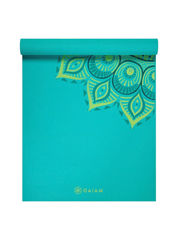 

Gaiam Premium Yoga Mat, 6 mm, Green