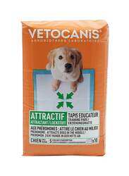 Vetocanis Tapis Educateur Training Pad, Set of 10, Blue/White