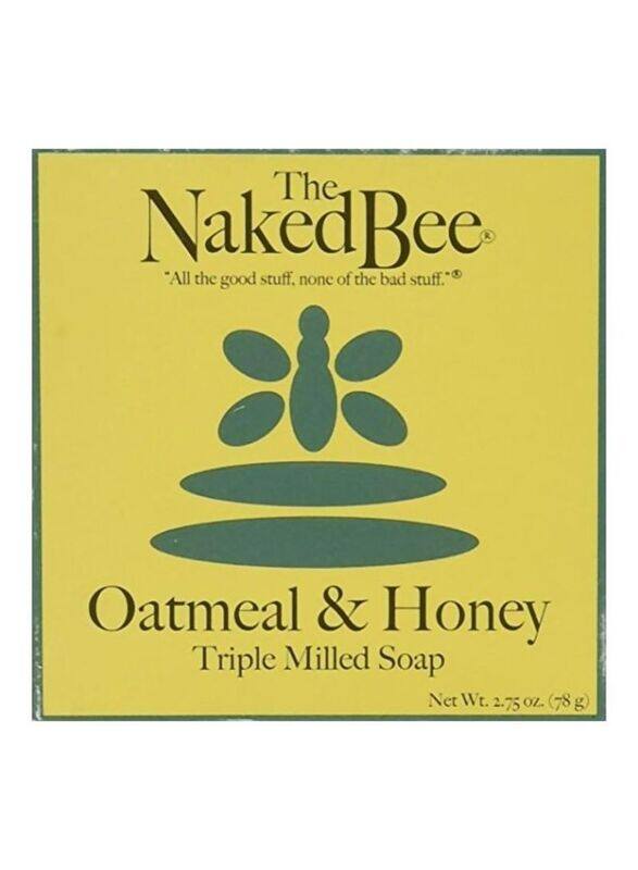 The Naked Bee Oatmeal & Honey Triple Milled Soap, 81ml