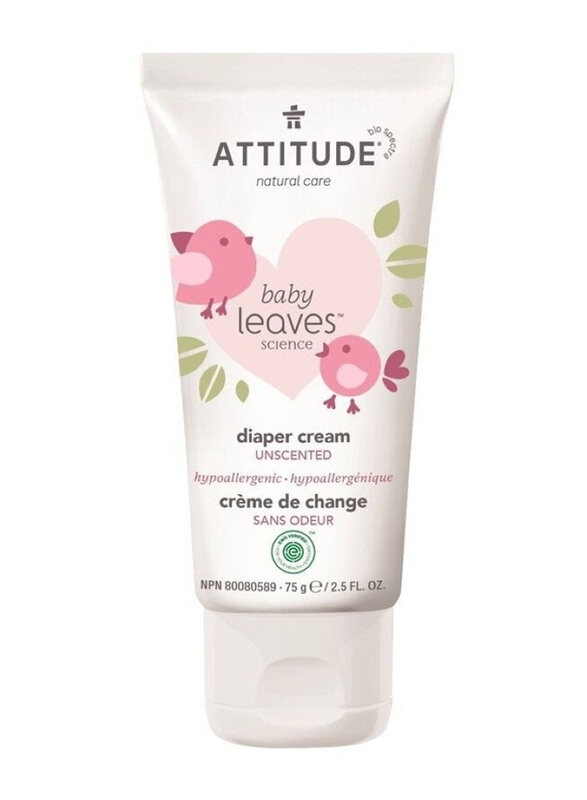 

Attitude 75gm Baby Leaves Natural Diaper Zinc Cream, Multicolour