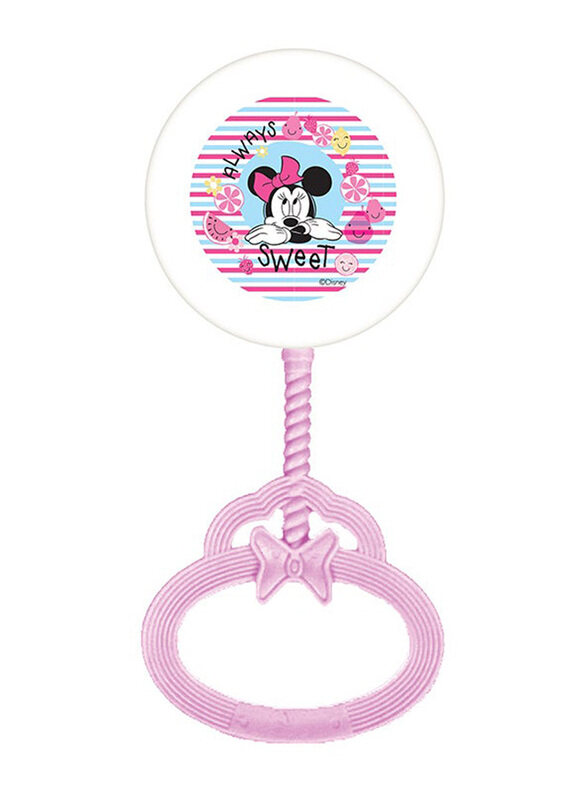 

Disney Mickey Mouse Hand Shaker Rattle Toy TRHA1710, Pink
