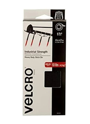 Velcro Industrial Strength Fasteners Tape, 4 feet x 2-inch, Black