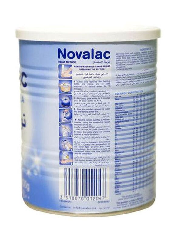 Novalac Stage 1 Infant Formula, 400g