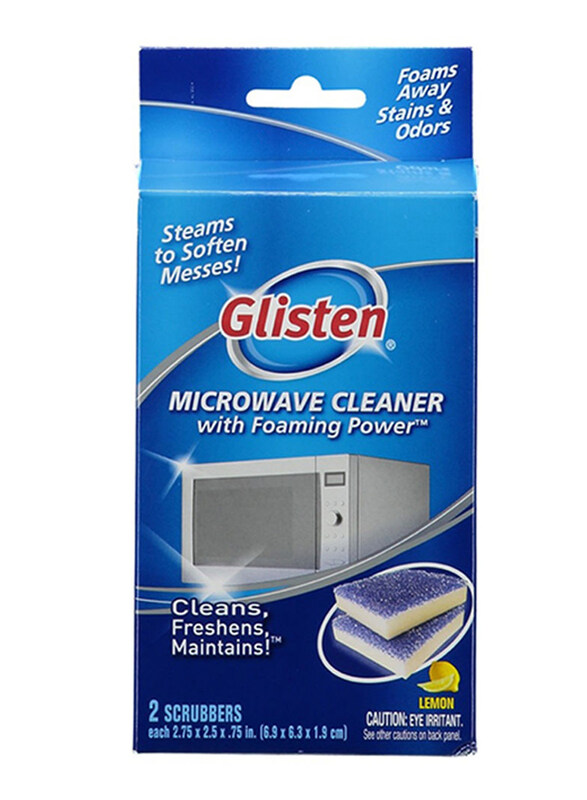 

Glisten Microwave Cleaner Scrubber, Multicolour, 2 Piece