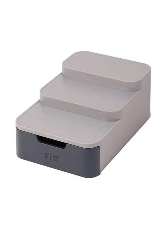 

Joseph Joseph Compact Tiered Kitchen Storage Organizer, Grey/Black