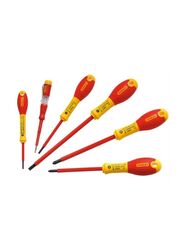 Stanley 6-Piece Fatmax Diamond Tip Screwdriver Set, Red/Yellow/Black