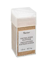 Darice Extra Fine Decorative Glitter, 42.5g, Gold