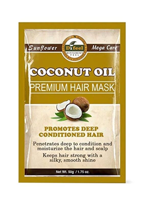 Difeel Premium Deep Conditioning Coconut Oil Hair Mask for All Hair Types, 50gm