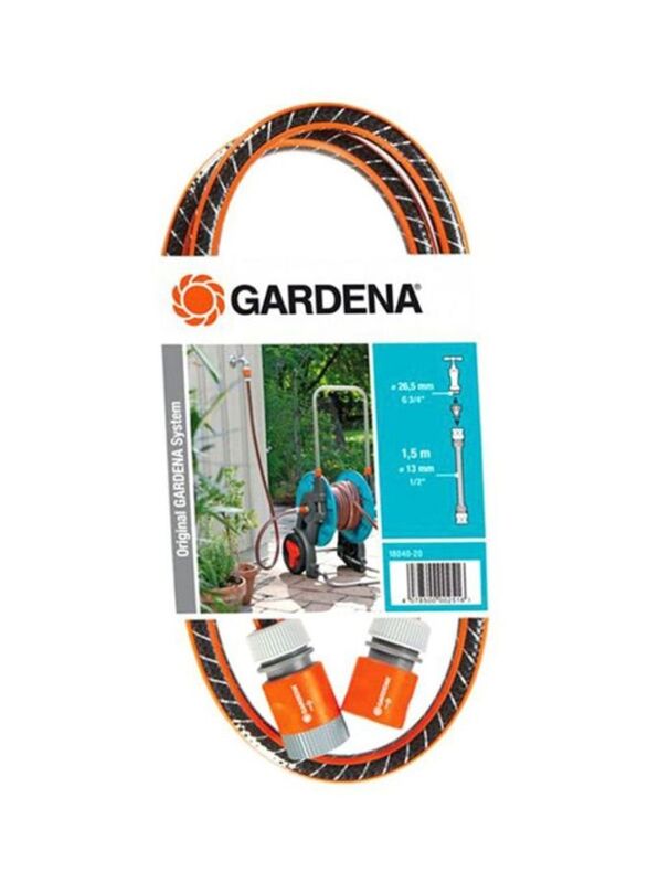 Gardena Connection Hose Set, Black/Orange/White