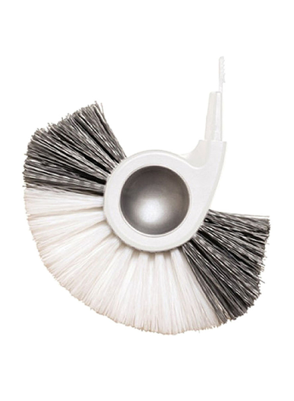 Lakeland Slim Toilet Brush Replacement Head, White/Black
