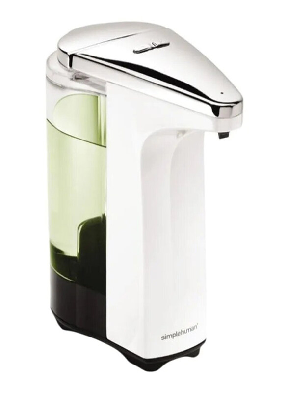 

Simple Human 237ml Compact Sensor Pump Soap Dispenser, White/Silver
