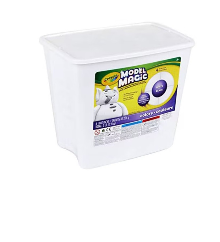 Crayola Model Magic Perfect For Slime Supplies Kit, White, 9 x 6.1 x 8.3 inch